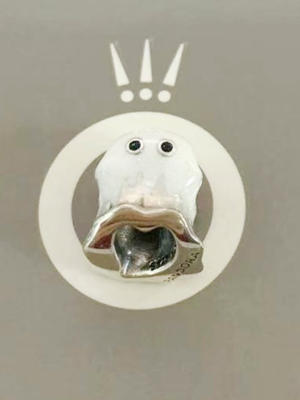 Pandora Glow-in-the-dark Boo Ghost Charm